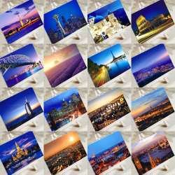 Prix 6 Pcs Dans Une Carte Postale Charme Ville Touristique De Noel Cartes Postales De Voeux D Anniversaire Message Cartes Paris Venise Dubai Bangkok Londres Site Chinois Moins Cher